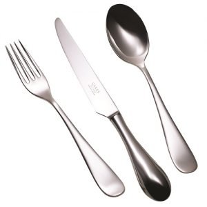 Vision Cutlery Table knife table fork dessert spoon, Carrs of Sheffield