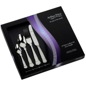 Kings Everyday Stainless Steel Cutlery 24 Piece Box Set - by Arthur Price