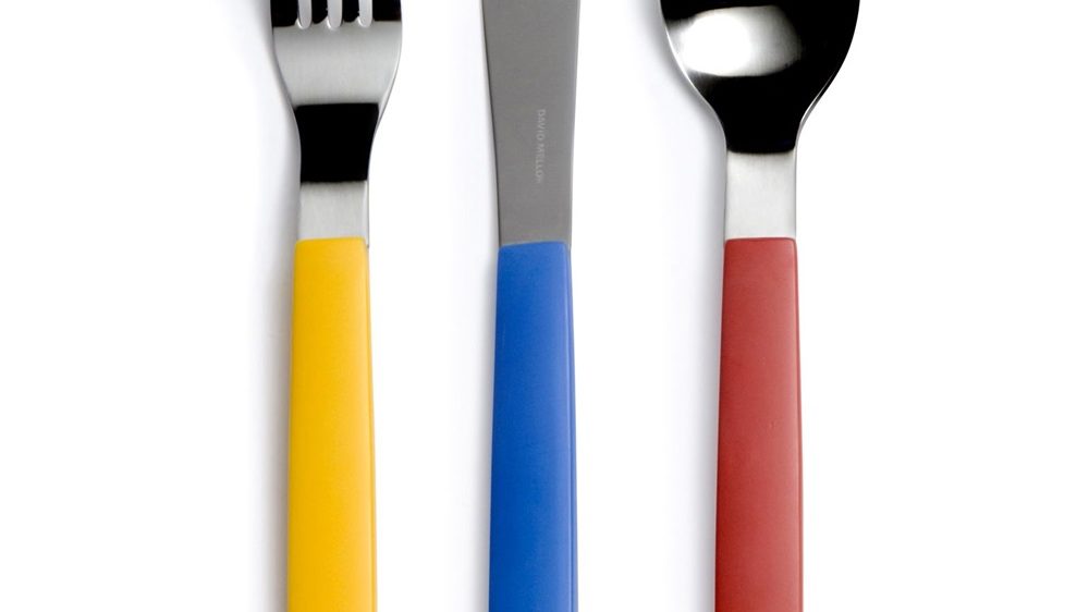 Children's Multicolour Cutlery Set, by David Mellor