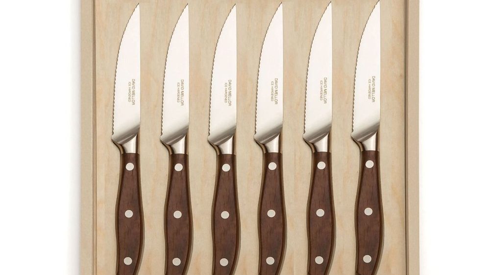 David Mellor Rosewood Steak Knives Set of 6