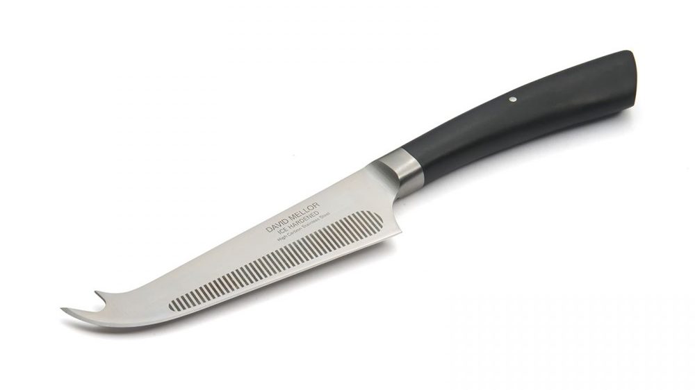 David Mellor black handle cheese knife