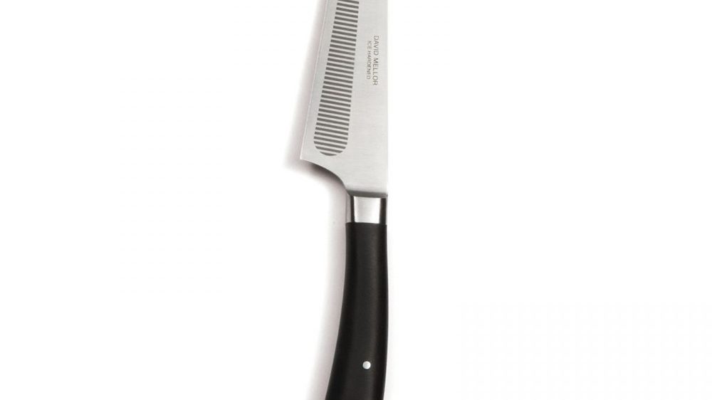 David Mellor black handle cheese knife 13.5cm
