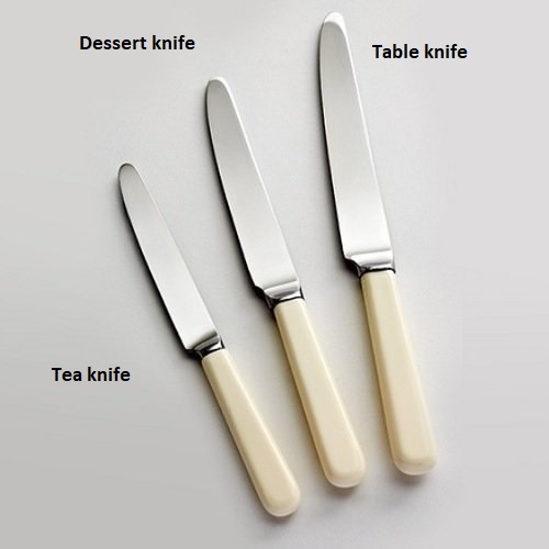 Fulwood Tea knife, Dessert knife, Table knife