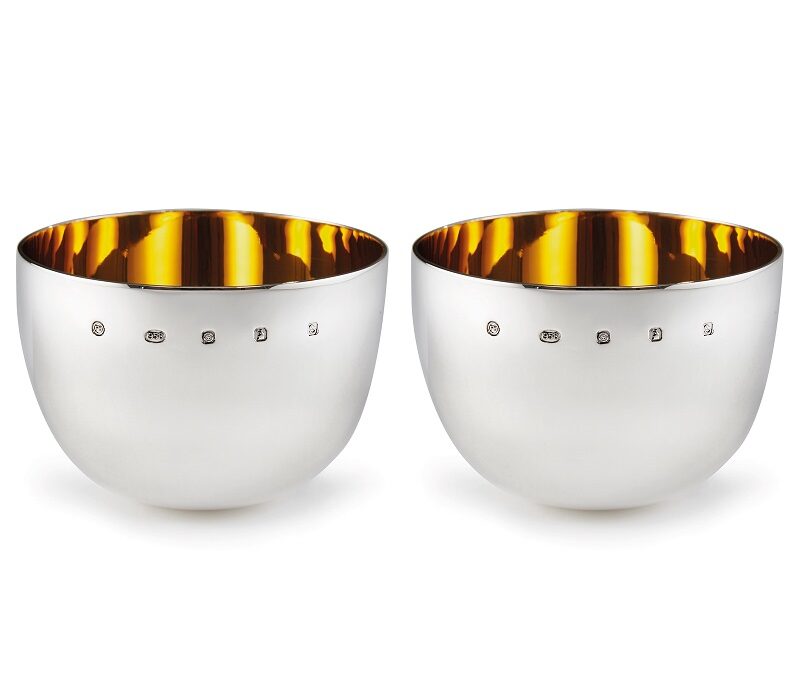 Large Silver Tumbler Cup – Pair
