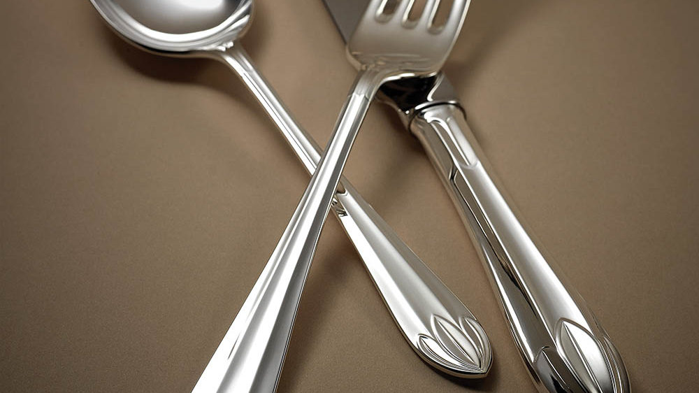 Lotus Silver Cutlery by Carrs Silver