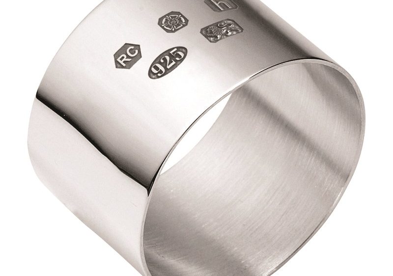 Classic Sterling Silver Napkin Ring, Carrs of Sheffield