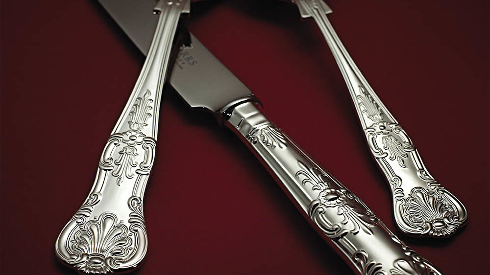 Queens Silver Cutlery by Carrs Silver