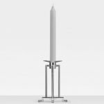 SPHINX Silver Candle Stick, Robbe & Berking