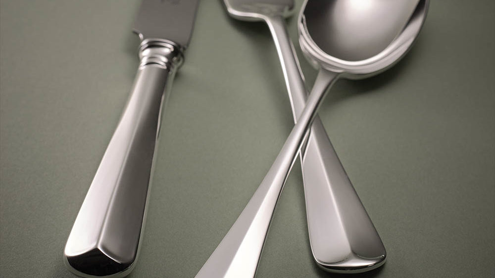 Rattail Silver Cutlery by Carrs Silver