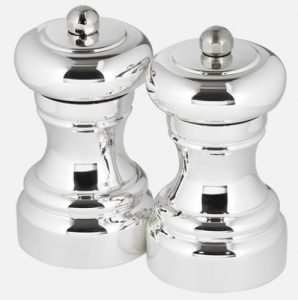 Sterling Silver Salt and Pepper Mill, Carrs of Sheffield