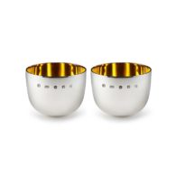 Small Silver Tumbler Cup - Pair