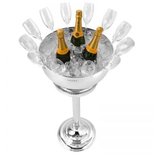 Sterling Silver Champagne Bowl with Stand, Carrs of Sheffield