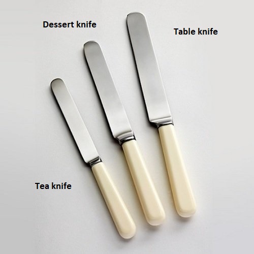 Concord Tea knife, Dessert knife, Table knife