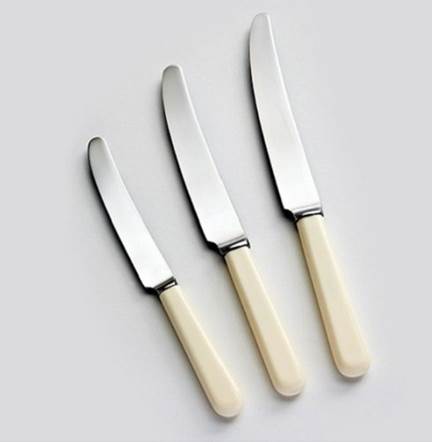 Norton Cream Handle Knives