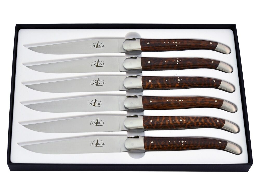 Case of 6 Amourette Table Knives, Forge de Laguiole