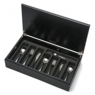 David Mellor City Stainless Steel Cutlery Canteen Oak profile
