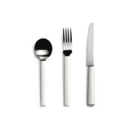 David Mellor Odeon Stainless Steel Cutlery 3 Piece Set profile
