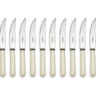 Fulwood Cream Handle Steak Knives Set of 12
