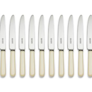 Fulwood Cream Handle Table Knives Set of 12