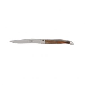 Horn Table knife, polished, Forge de Laguiole