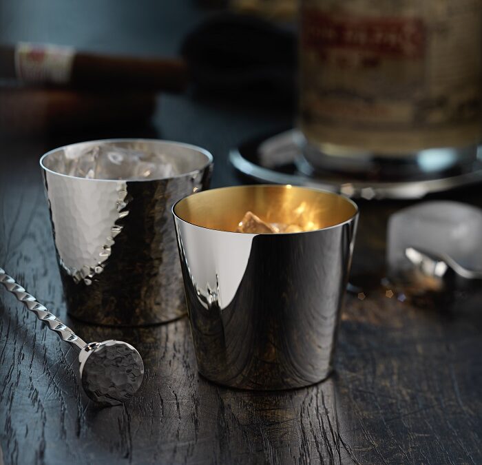 Dante Bar Kollektion Silver Rum Tumblers – Robbe & Berking