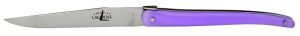 Jean-Michel Wilmotte purple steak knives, Forge de Laguiole