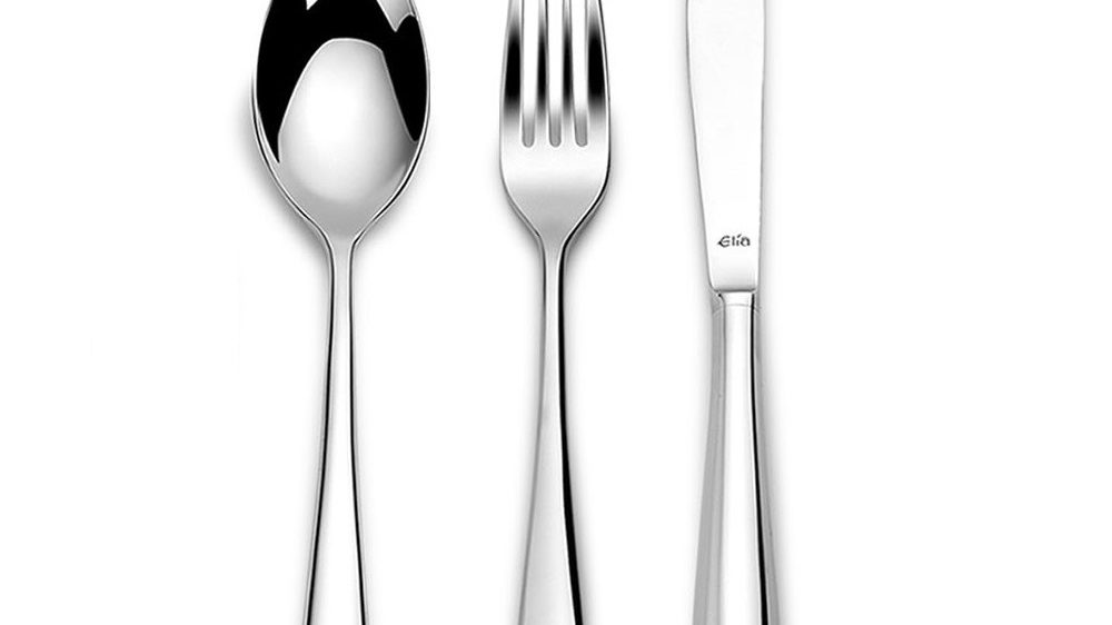 Elia Siena Stainless Steel Cutlery 3 Piece Set profile
