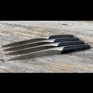 Dark Ash Table knives set of 4 by sknife