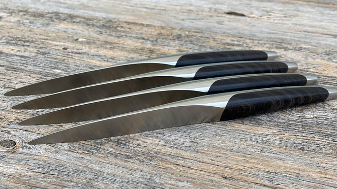 Dark Ash Table knives – set of 4