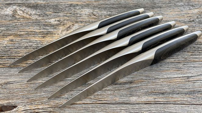 Dark Ash Table knives – set of 6