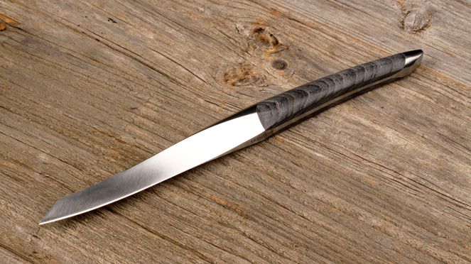 Dark Ash steak knives – 1 side