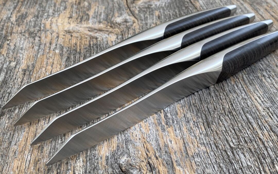Dark Ash steak knives – 4