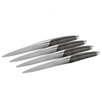 Sknife Dark Ash Table Knife Set of 4