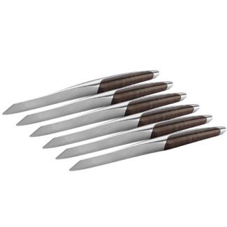 Sknife Walnut Steak Knife Set of 6