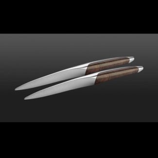 Walnut Table knife set of 2 by sknife
