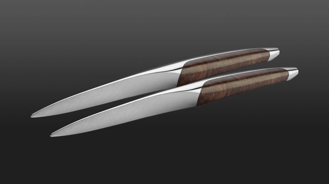 Walnut Table knife – set of 2