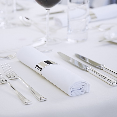 Napkin Ring and Place Setting, Carrs Silver