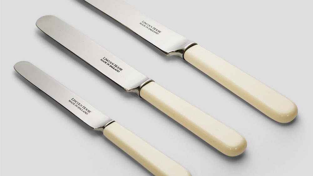 CONCORD Cream Handle Knives by Sheffield