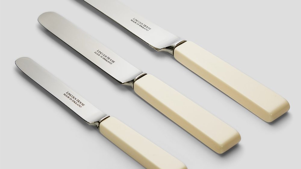 LOXLEY Cream Handle Knives by Sheffield
