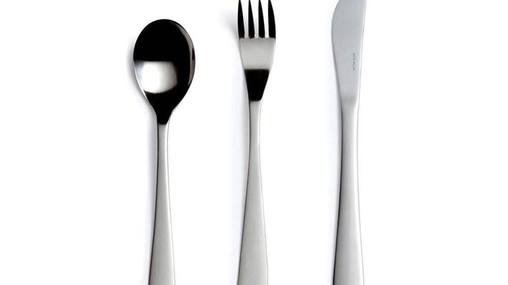 Cafe Stainless Steel Cutlery 3 Piece, David Mellor