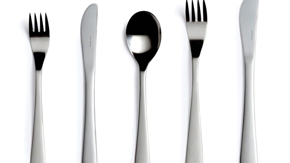 Cafe Stainless Steel Cutlery 5 Piece Set, David Mellor