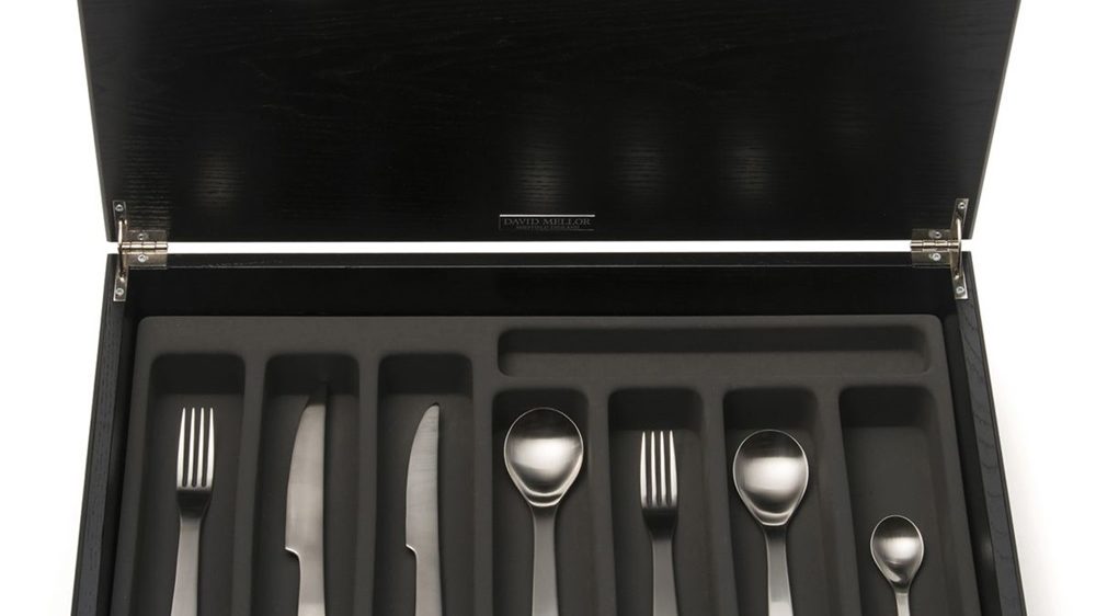 David Mellor London Stainless Steel Cutlery Canteen Oak