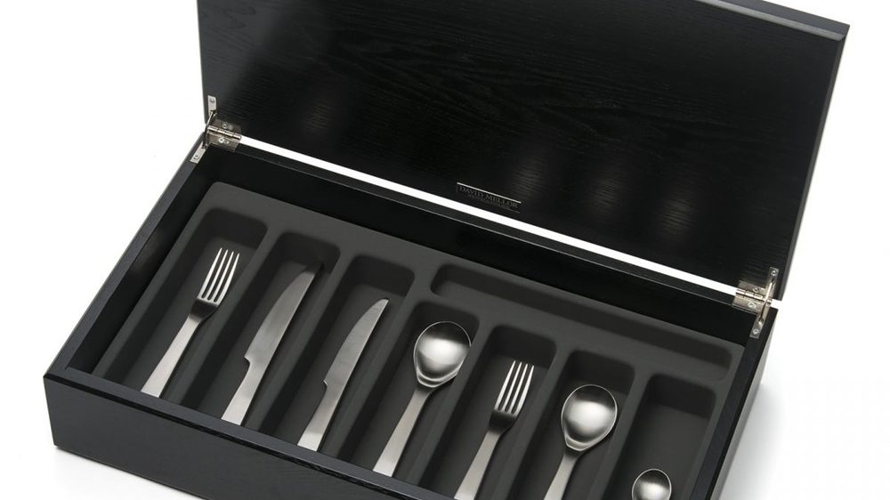 David Mellor London Stainless Steel Cutlery Canteen Oak Profile