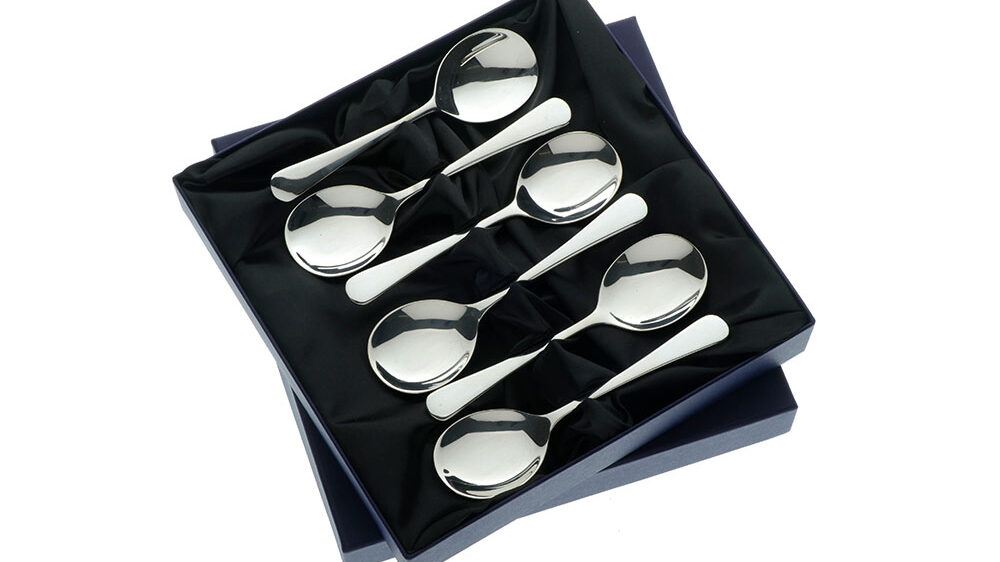Arthur Price Sovereign Old English 6 Fruit Spoons