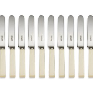 Loxley Cream Handle Table Knives Set of 12