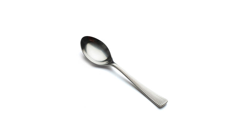 David Mellor Liner Stainless Steel Cutlery fruit spoon Detail